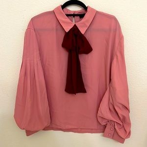 Unique vintage pink top